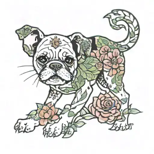 Obi Kent with Date 05/27/23 and a dog paw tattoo design idea