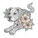 Obi Kent with Date 05/27/23 and a dog paw tattoo design idea