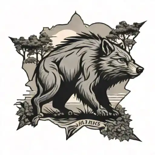 arkansas state outdoors tattoo design idea