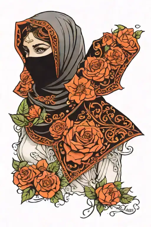 We didn't bother to buy niqab, blessed are those who bought and loved them tattoo design idea