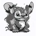 Lilo Stitch tattoo design idea