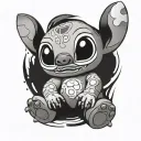 Lilo Stitch tattoo design idea