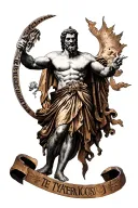 greec god ajax tattoo design idea
