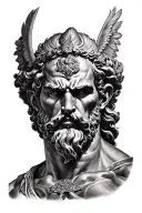 greec god ajax tattoo design idea