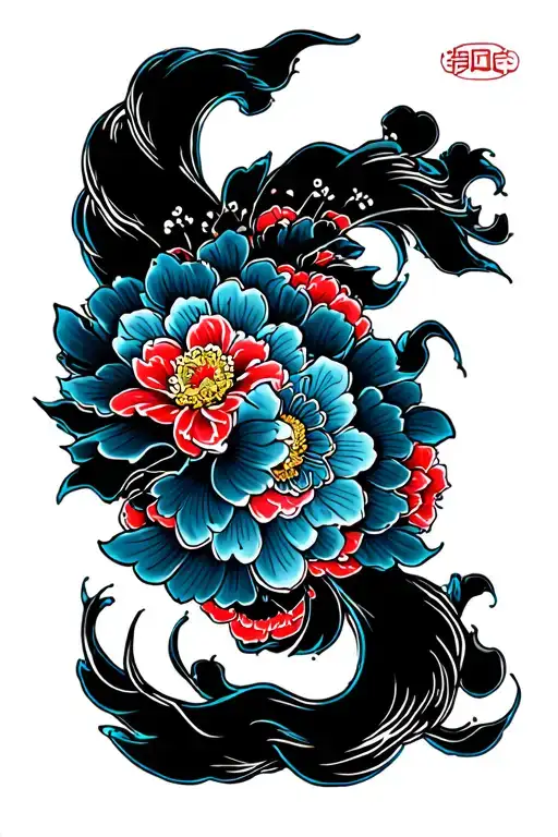 japanese inspired wrist band tattoo design idea