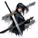 NieR Automata sword for girl tattoo design idea