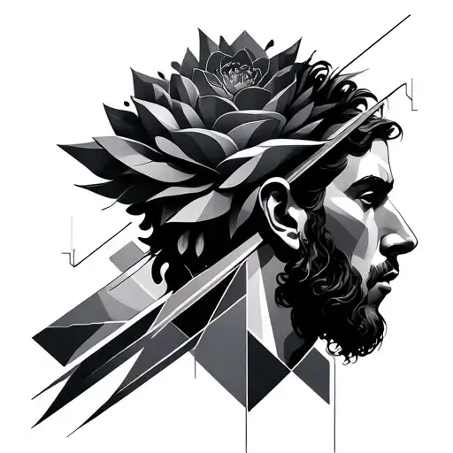 amor fati for men make it unique not that flashy so a bit minimal u can try geometric and another graphic with it  tattoo design idea