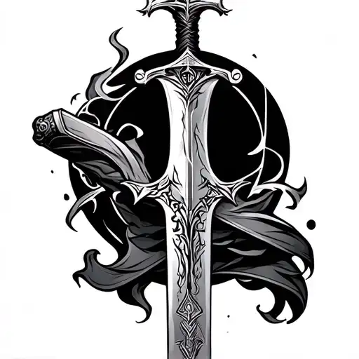 Imam Ali Sword tattoo design idea