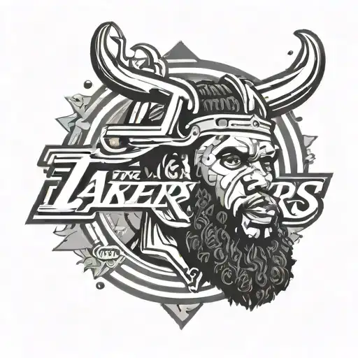 lebron 23 lakers logo tattoo design idea