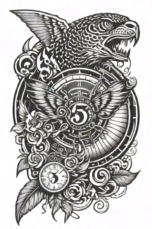 number 35, letter S, seahawk, eye of the tiger, butterfly, 100mph, carpe diem, one speed , full speed tattoo design idea