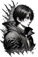 Levi Ackerman attack on titan tattoo design idea