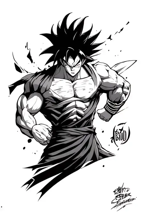 Madara uchiha broly adam smasher tattoo design idea