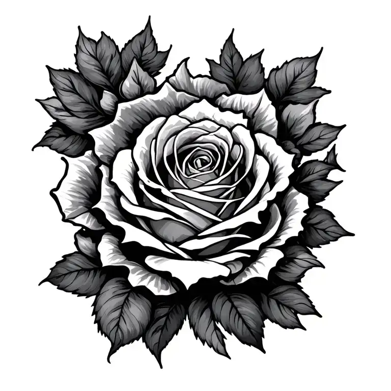 Amore tattoo design idea