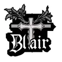 Last name Blair and a cross tattoo design idea