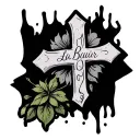 Last name Blair and a cross tattoo design idea