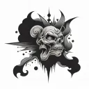 Loud tattoo design idea