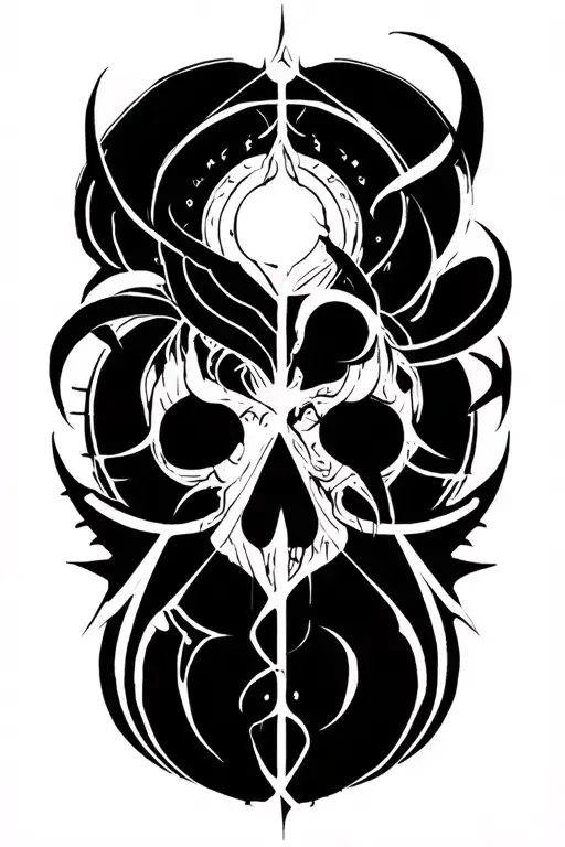 Chaos symbol tattoo design idea
