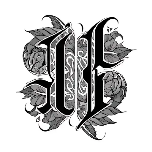 Two Word Ambigram Generator tattoo design idea