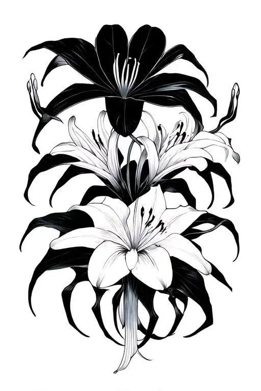 Junji it and spider lillies tattoo design idea