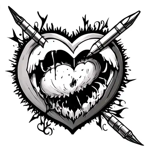 bullet for my valentine tattoo design idea