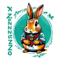 "Kenzo" Peter Rabbit tattoo design idea