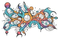 Aquarius constellation tattoo design idea