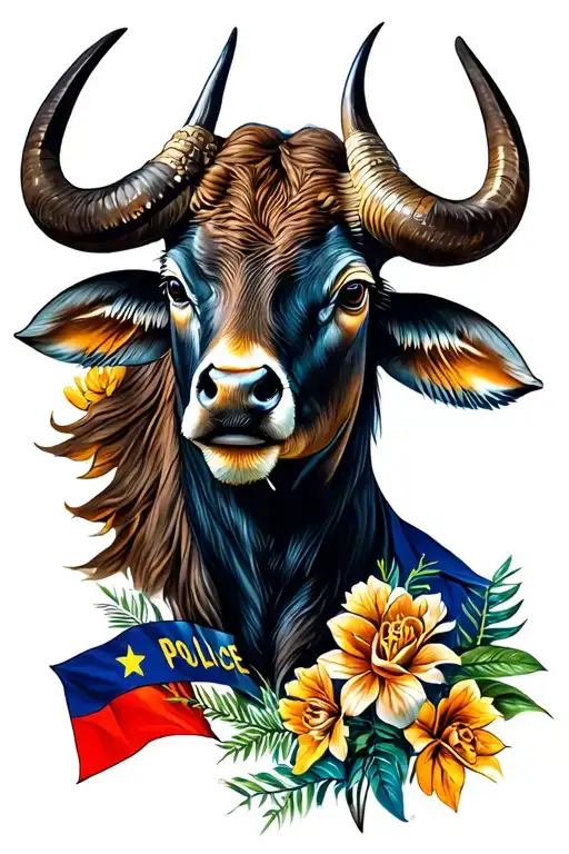 Taurus Philippines Police tattoo design idea