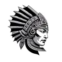 mayan tattoo design idea