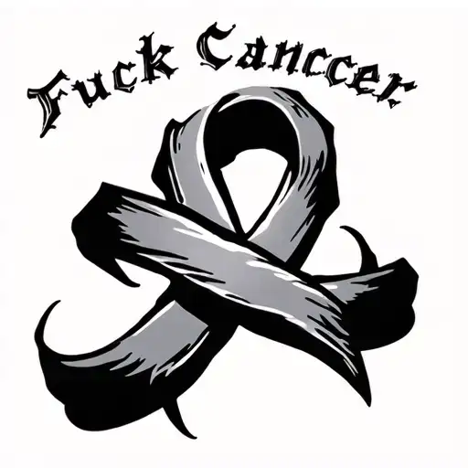 Fuck Cancer tattoo design idea