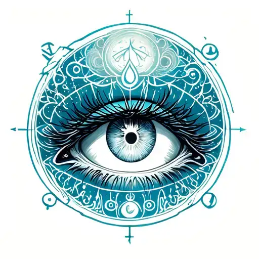 virgo zodiac sign alex grey eyes tattoo design idea
