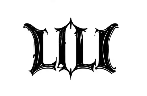 "LLL" tattoo design idea