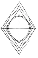 I would like a tattoo in the back in diamond or round geometric es feminine a pervit style berber mandala with thick line tattoo design idea