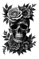 Memento mori memento live tattoo design idea
