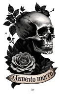 Memento mori memento live tattoo design idea