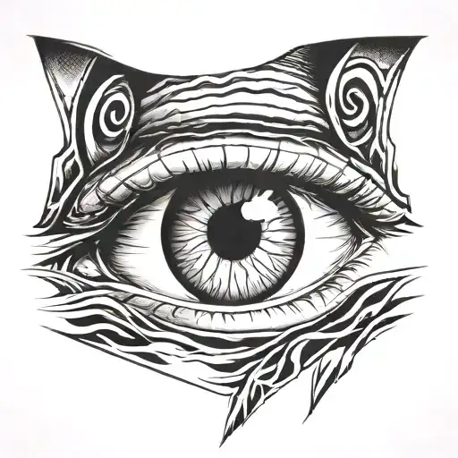 Sasuke Rinnegan Eyes tattoo design idea