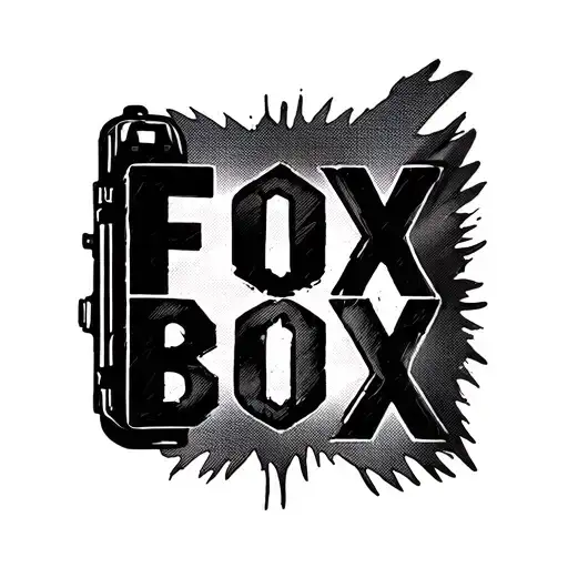 "Fox Box" Logo for a mobile battery pack. Battery pack is for the military. tattoo design idea
