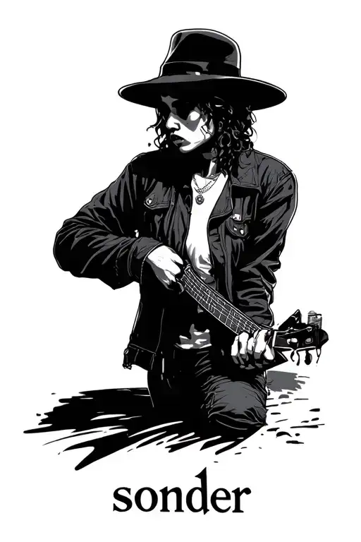 "sonder" written in big and in small "the realization that every individual passerby has their own life just as vivid an tattoo design idea