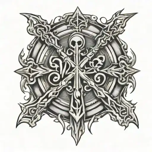 wacken open air infinite sign tattoo design idea