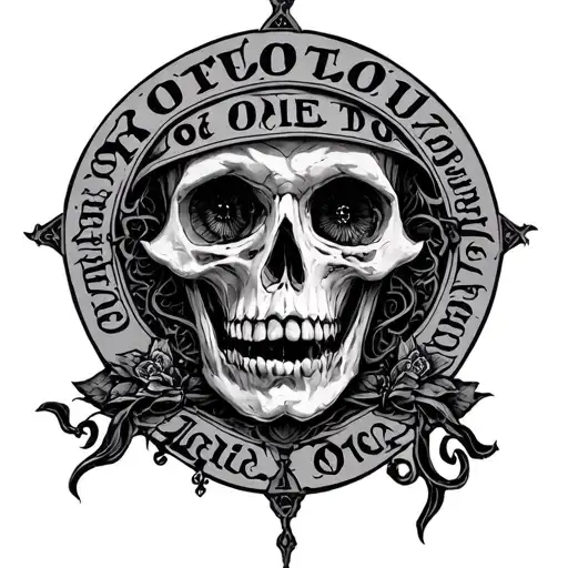 Ouija tattoo design idea
