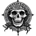 Ouija tattoo design idea