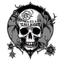 Ouija tattoo design idea