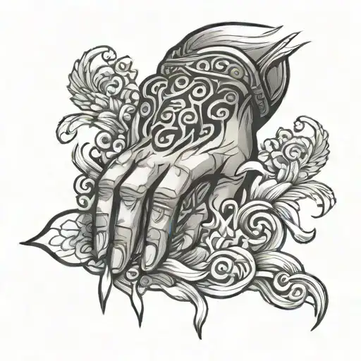 "Lao Tzu" hand tattoo  tattoo design idea