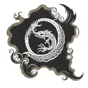 simple ouroboros. tattoo design idea