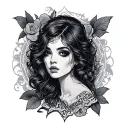 whore tattoo design idea