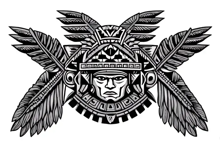 Aztec band tattoo design tattoo design idea