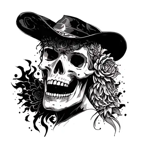 Burning Man tattoo design idea