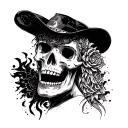 Burning Man tattoo design idea