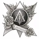 knowledge wisdom and power tattoo design idea