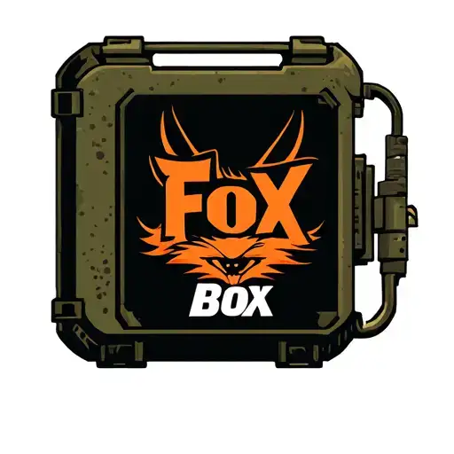 "Fox Box" "Fox Box" Product logo for a mobile satelite battery pack for the military. tattoo design idea