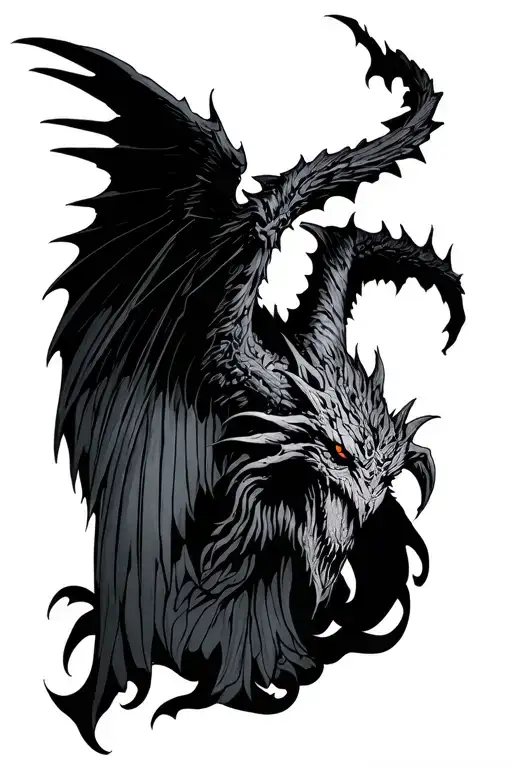 demon wings 1804 inside tattoo design idea